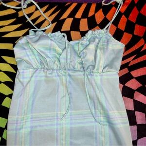Plaid Mint Dress